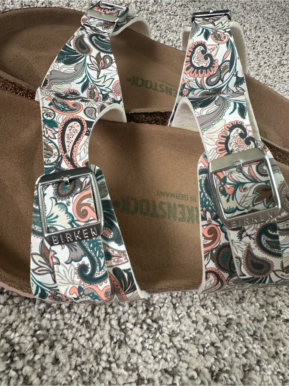 Birkenstock Sydney Vegan in Paisley Light Rose - Picture 4 of 12